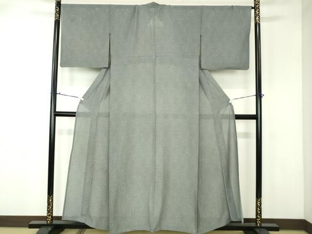 平和屋着物○小紋 格子 洗える着物 DAAV8799tw