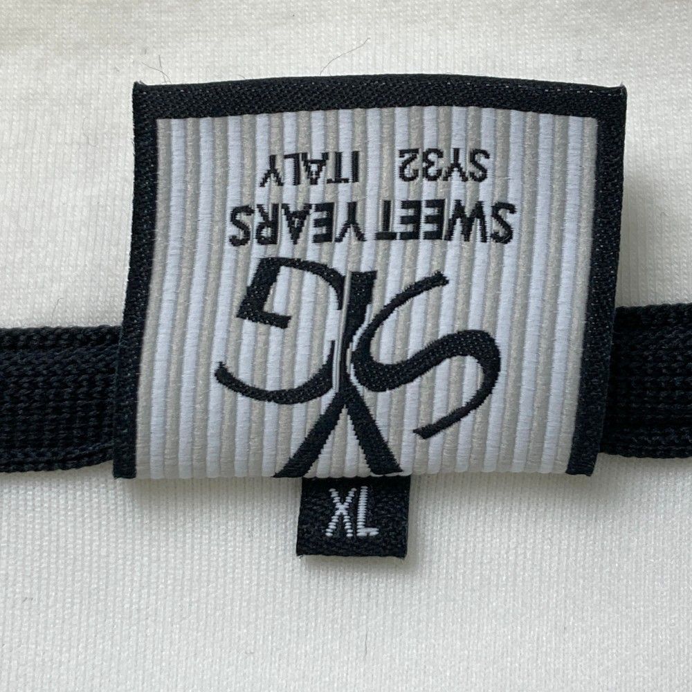サイズ：XL SY32 BY SWEET YEARS GOLF エスワイサーティトゥ SYG-24SABS19 ハーフジップスウェット  ホワイト系 [240101419603] ゴルフウェア メンズ ストスト サイズ：XL SY32 BY SWEET YEARS GOLF エスワイサーティトゥ SYG