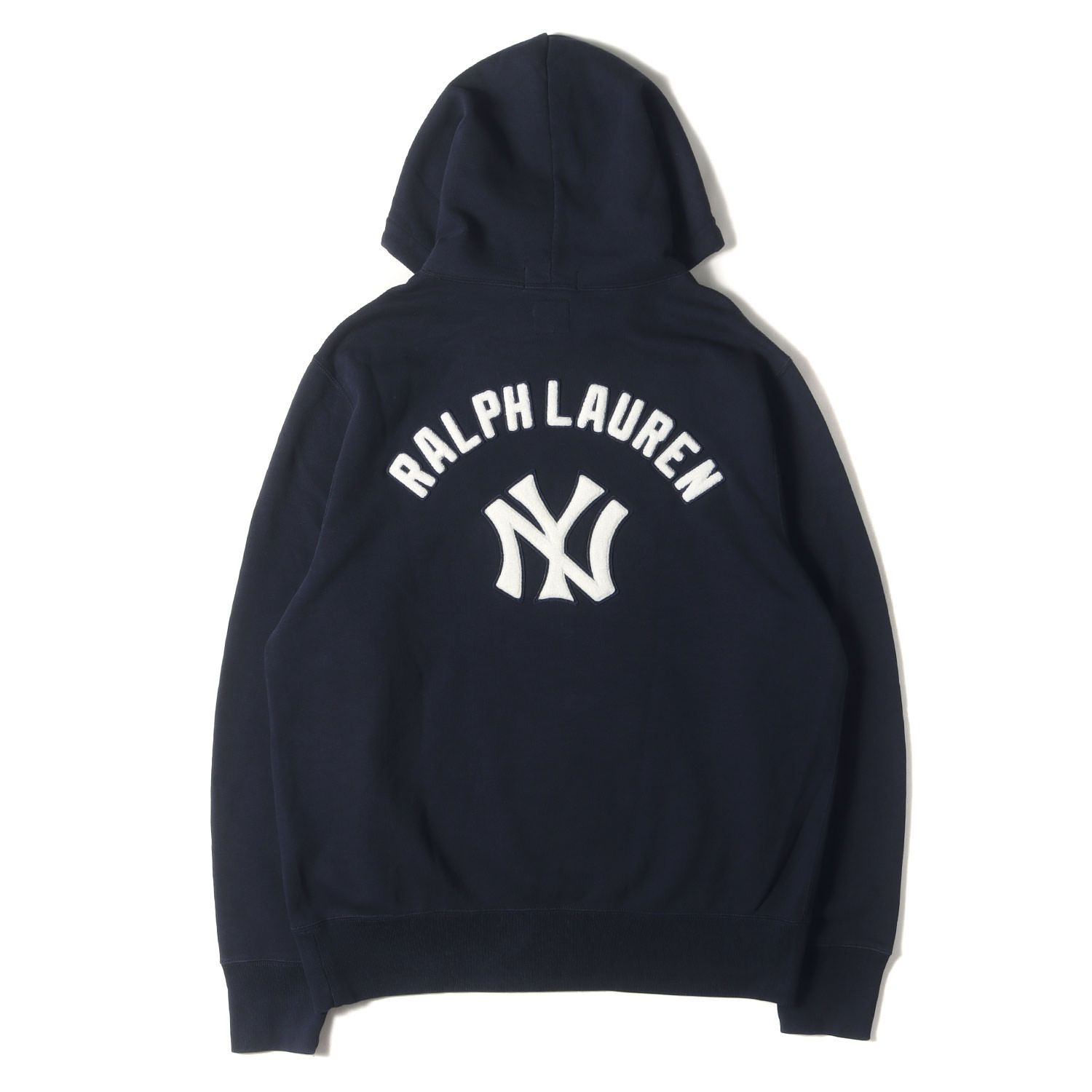 美品！ポロラルフローレン パーカー スウェット ネイビー 星条旗