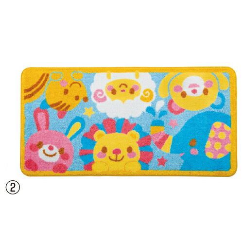 冒険 洗えるふわふわ吸水マット６０×９０ｃｍ30390 鮮やかな
