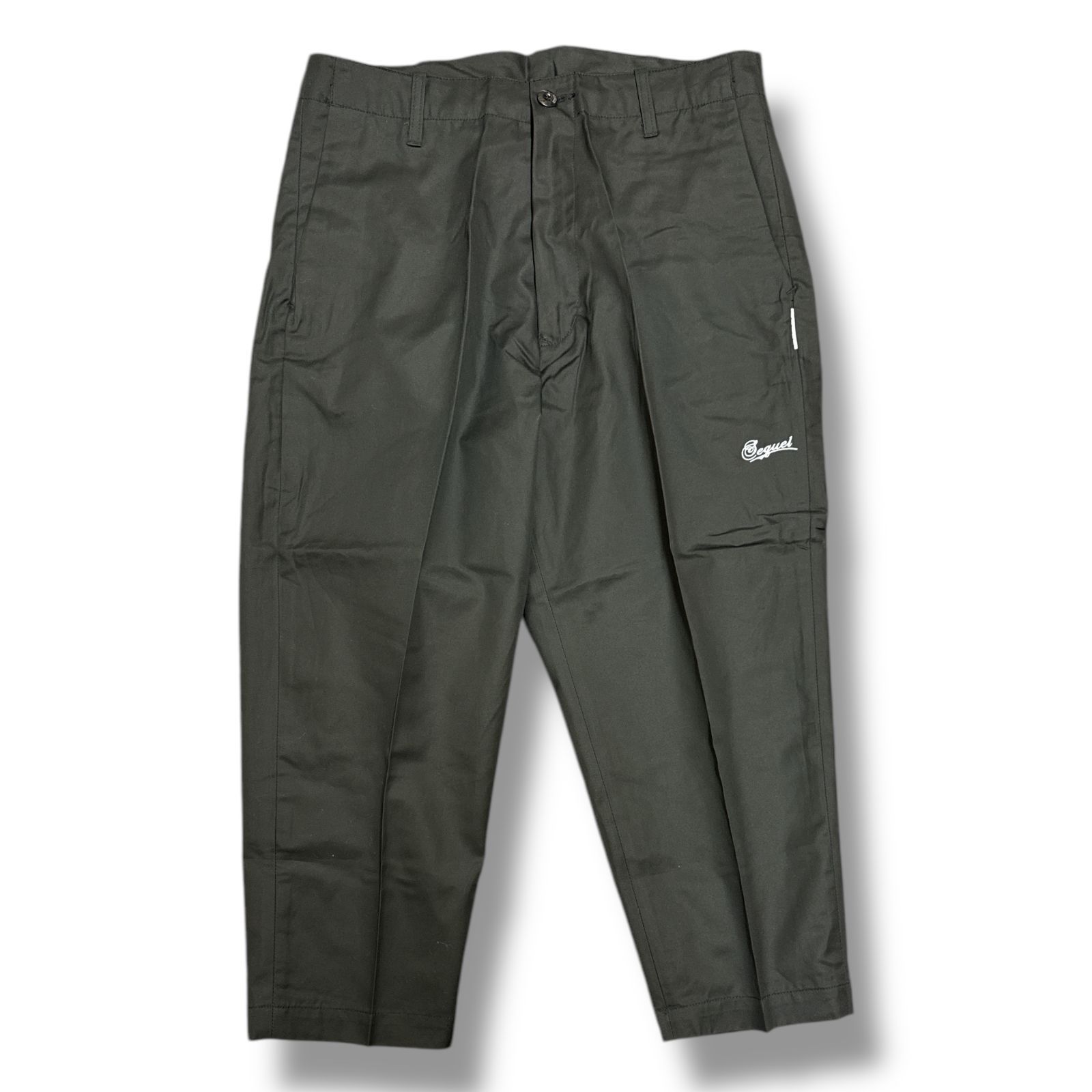 参考上代36300円 SEQUEL 24SS CHINO PANTS TYPE-CP チノパンツ スラックス トラウザー シークエル SQ-24SS-PT-05 ブラック L 87878A7