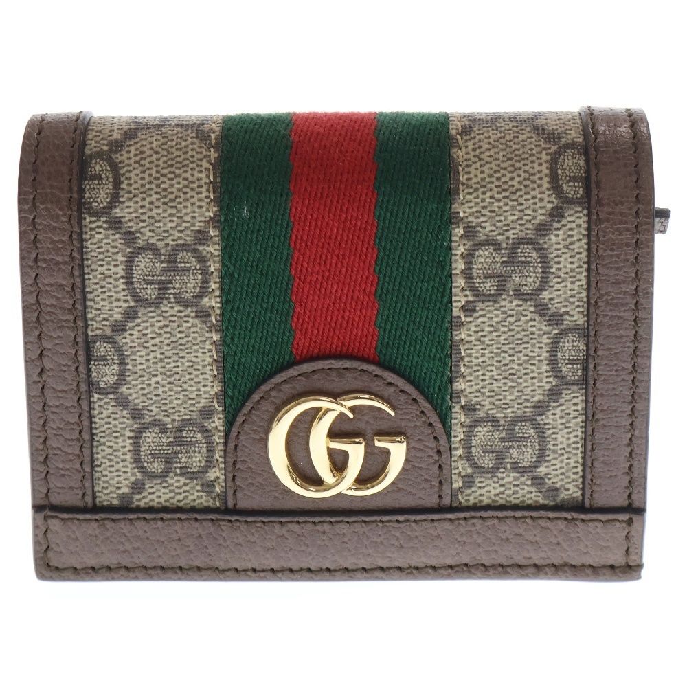 GUCCI (グッチ) オフィディア GGスプリーム レザー キャンバス