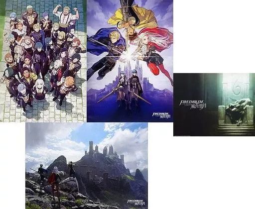 中古】ポスター B2ポスター3種セット＆タイトルシート 折り目
