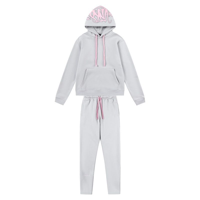 Syna World tracksuit セットアップ ブラック＆レッド スウェットパンツ パーカー スウェット セットアップ