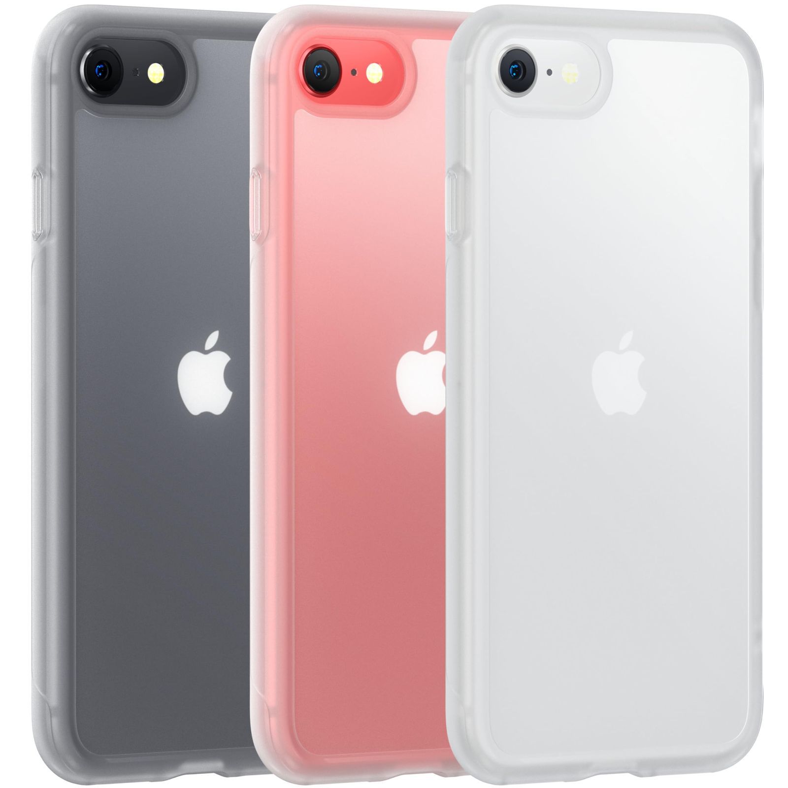【特価セール】se2 se3 7 8 用 se ケース 耐衝撃 指紋防止 滑り止め マット半透明 スマホケース iPhone ストラップホール付き 保護 iphonese第3世代 第2世代 アイフォン 7 8 【米軍MIL規格・指紋防止】C