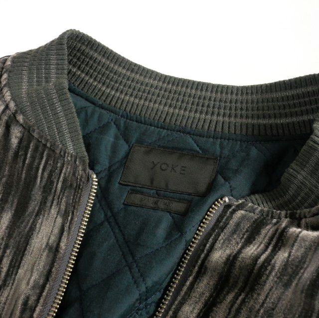 ヨーク YOKE 24AW VELVET SOUVENIR JAKCET ベロアブルゾン ジャケット