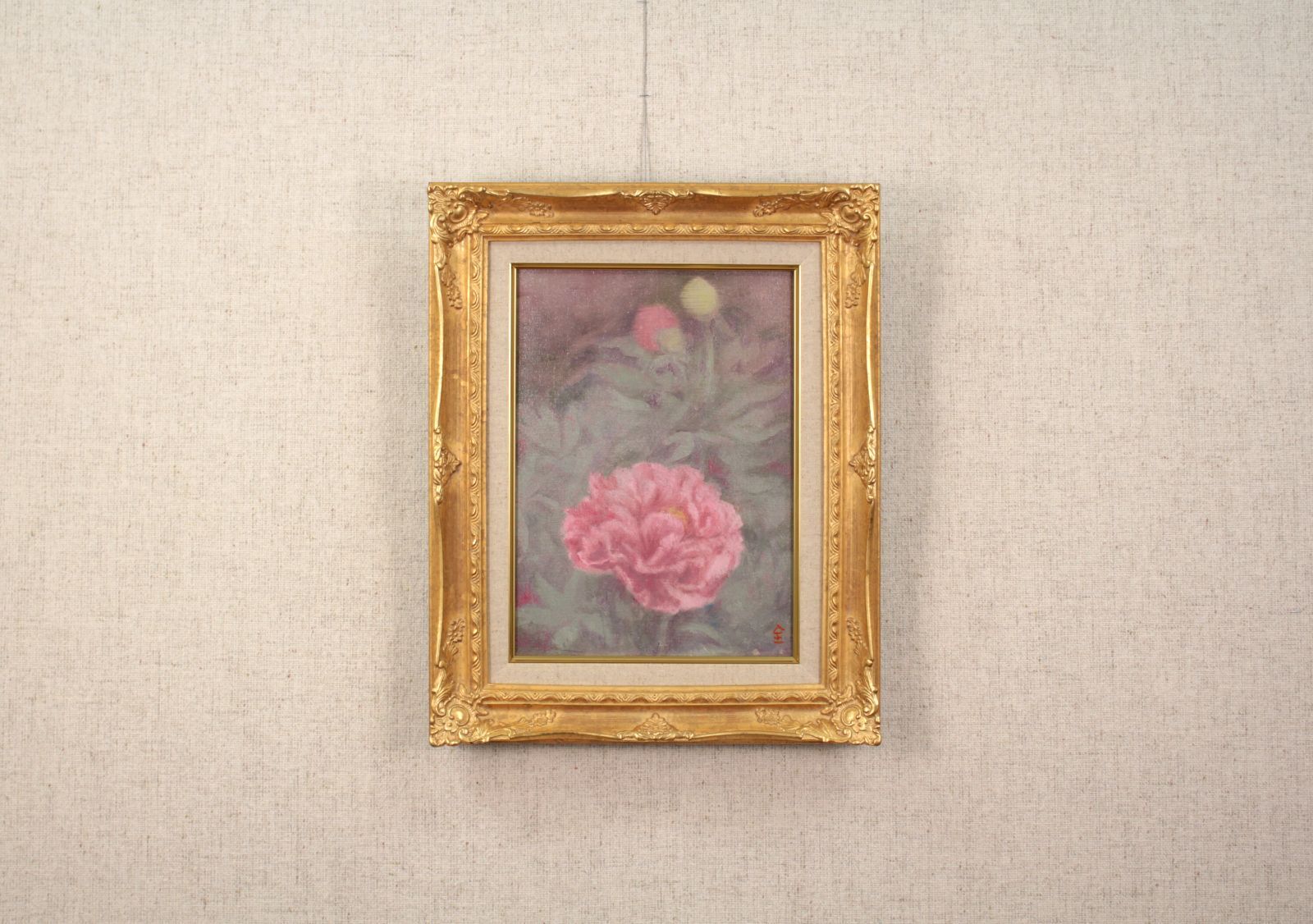 全 和凰『牡丹』油彩画【真作保証】 絵画 全 和凰『牡丹』油彩画【真作保証】 絵画 - メルカリ
