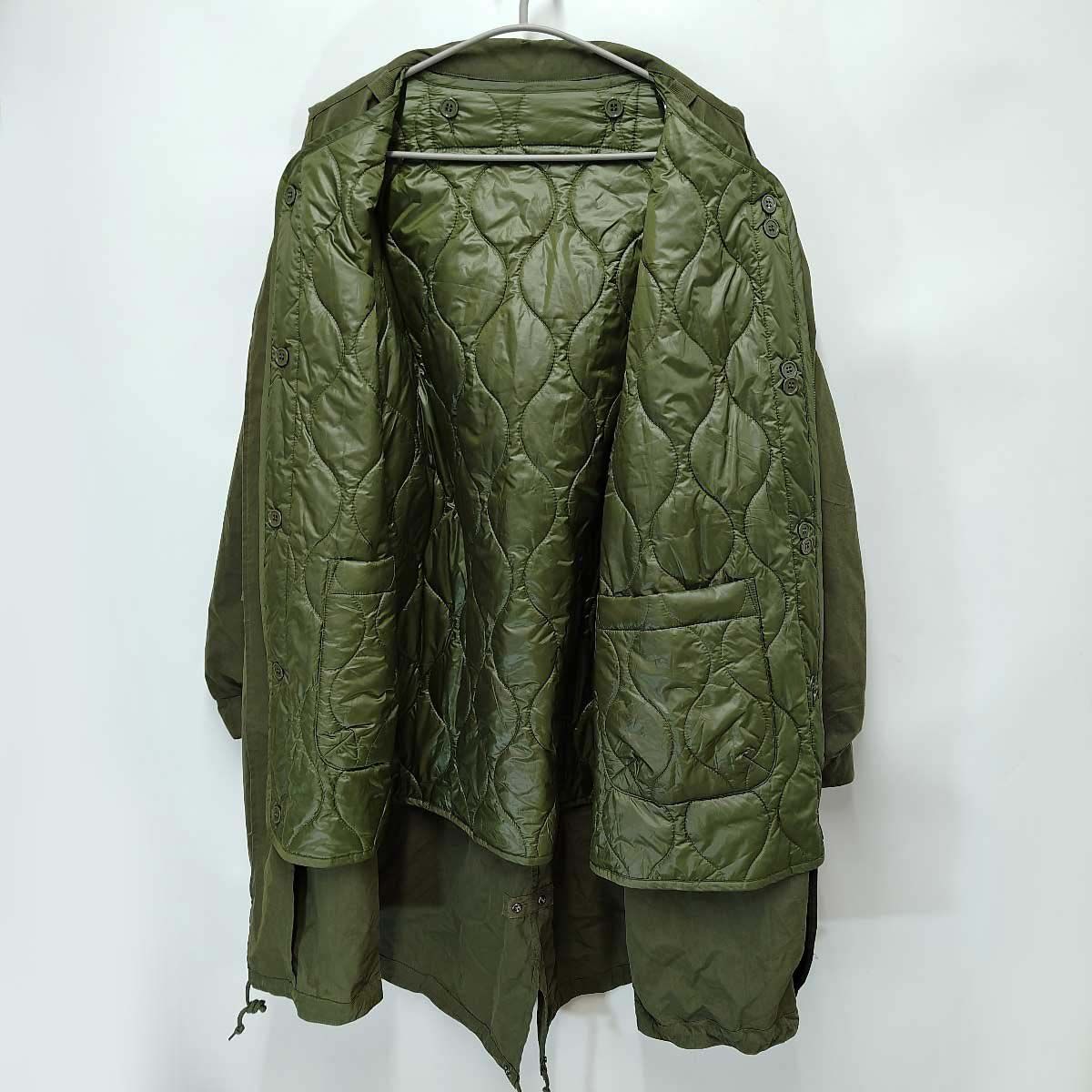 BEAMS モッズコート オリーブ キルティングライナー付 3WAY 送料無料
