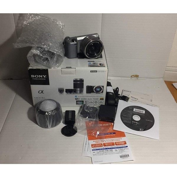 SONY α NEX-5TY ダブルズームレンズキット シルバー ソニー SONY α NEX-5T ダブルズームレンズキット シルバー SD