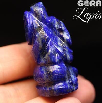ラピスラズリ ガネーシャ 置物 ガネーシャ像 【限定1点モノ】45g