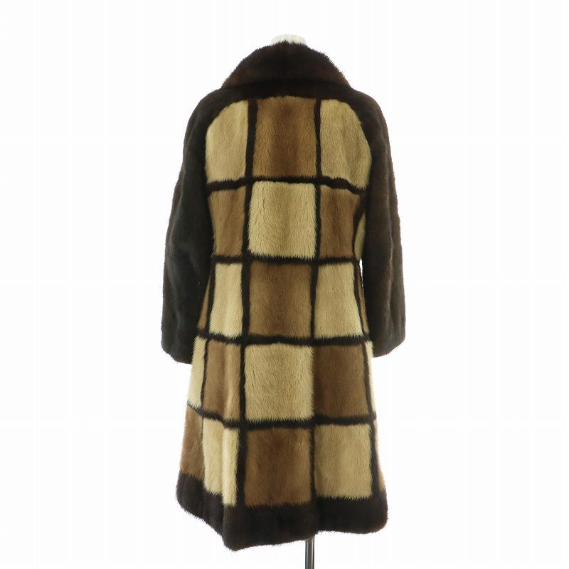 Revillon　ミンク　ロングコート レヴィヨン Revillon ミンク ファーコート アウター 毛皮 染毛