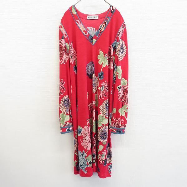 LEONARDのワンピース(イタリア製) レオナール LEONARD イタリア製