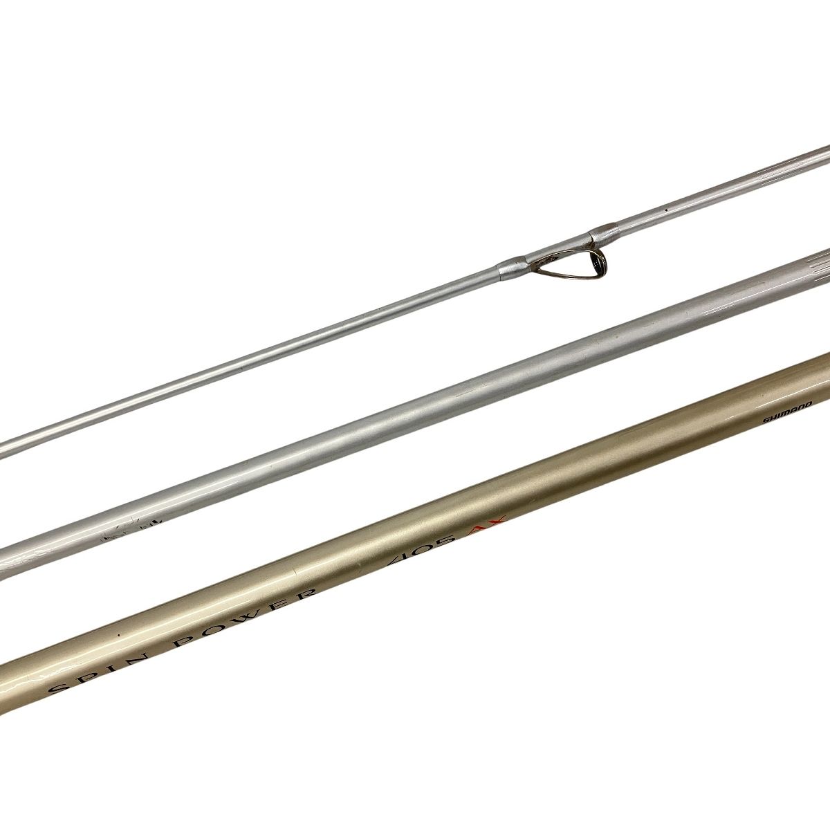 (愛美さま専用)SPIN POWER 405AX-T 投げ竿 シルバー 愛美さま専用)SPIN POWER 405AX-T 投げ竿 シルバー 愛美さま専用)SPIN