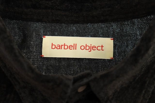 barbell object バーベルオブジェクト 24SS velveteen po ベルベット