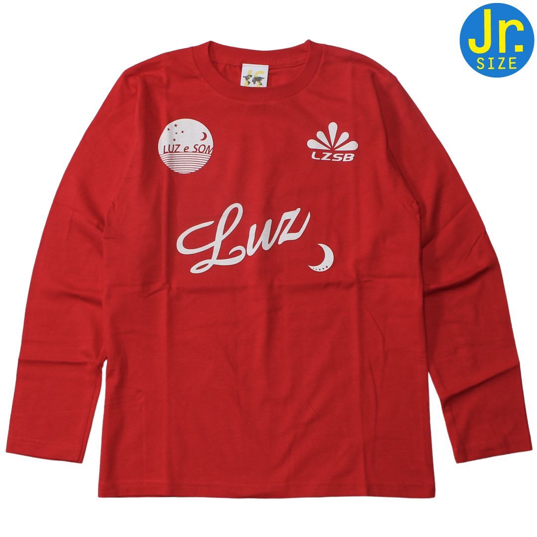Luz 長袖サッカーウェア レッド 未使用】【ジュニア】ルースイソンブラ 長袖 Tシャツ レッド