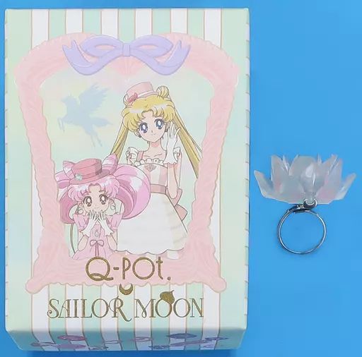 美少女戦士セーラームーン Q-POT  銀水晶 ネックレス 指輪 Q-pot.×『美少女戦士セーラームーン』新作アクセサリー、“二人の