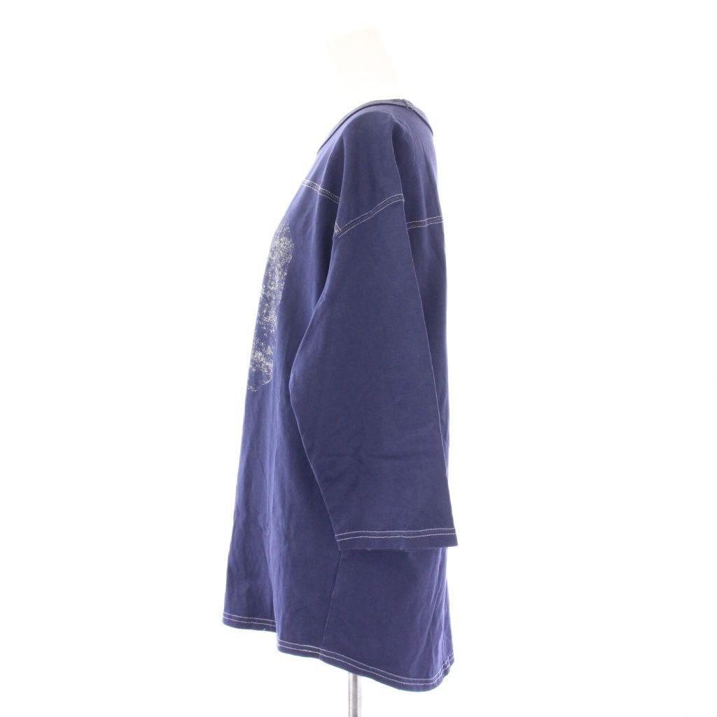ミューズ ドゥーズィエム クラス MUSE de Deuxieme Classe CALSTATE Tシャツ カットソー 半袖 F ネイビー /HK ■OS レディース 2025年最新】MUSE de Deuxieme Classe レディース 半袖(Tシャツ