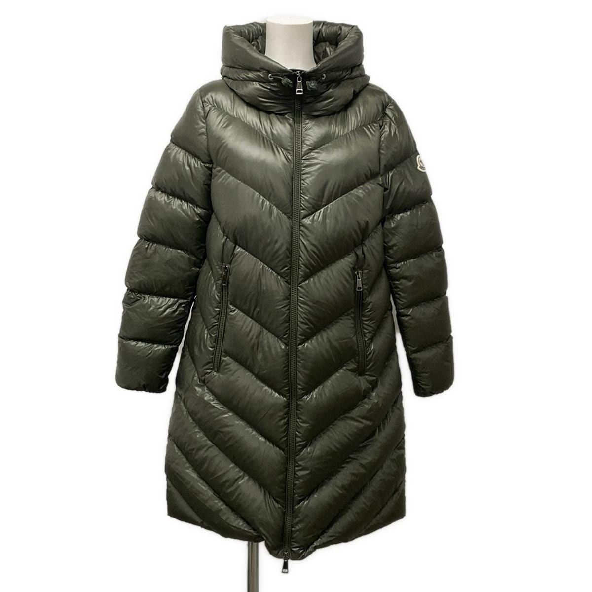 MONCLER(モンクレール) ダウンコート サイズ0 XS レディース CAMBALES(キャンベル) H20931C00032 539AQ カーキ  2022AW/長袖/秋/冬 ダウン - メルカリ