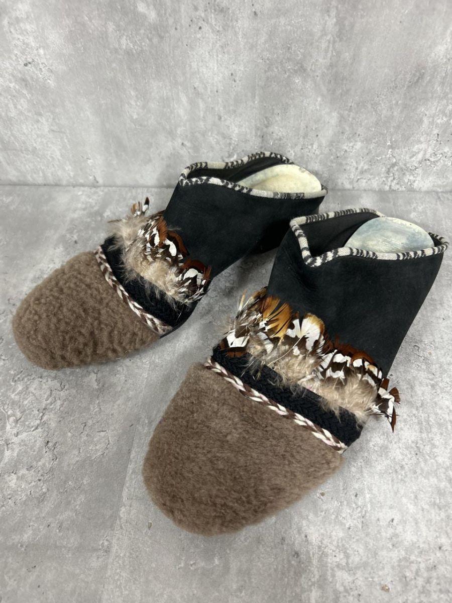 JUCO.×STOF フォークロアサボサンダル サンダル sizeL|黒 ◆ ◎メンズ