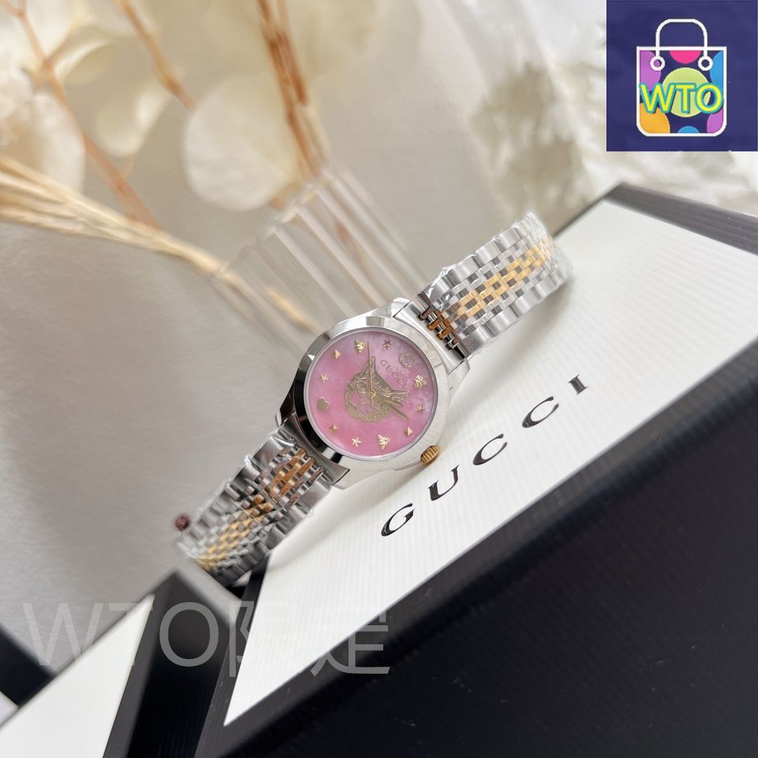 ご 大 です グッチ です 男女3色の腕時計です 自動巻き| | --WTO輸入2
