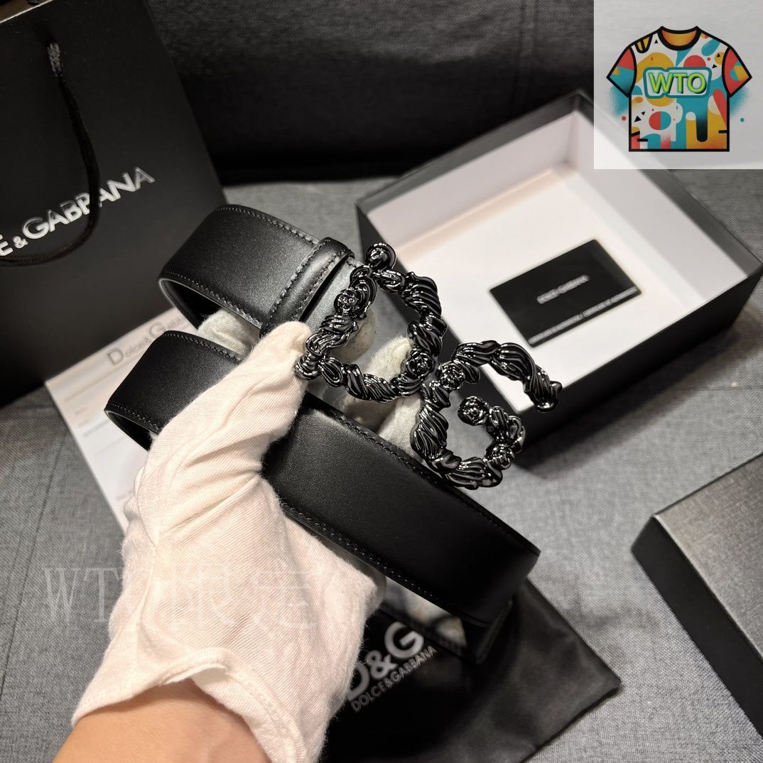 今日特価】Dolce&Gabbana DG レザーベルト - メルカリ