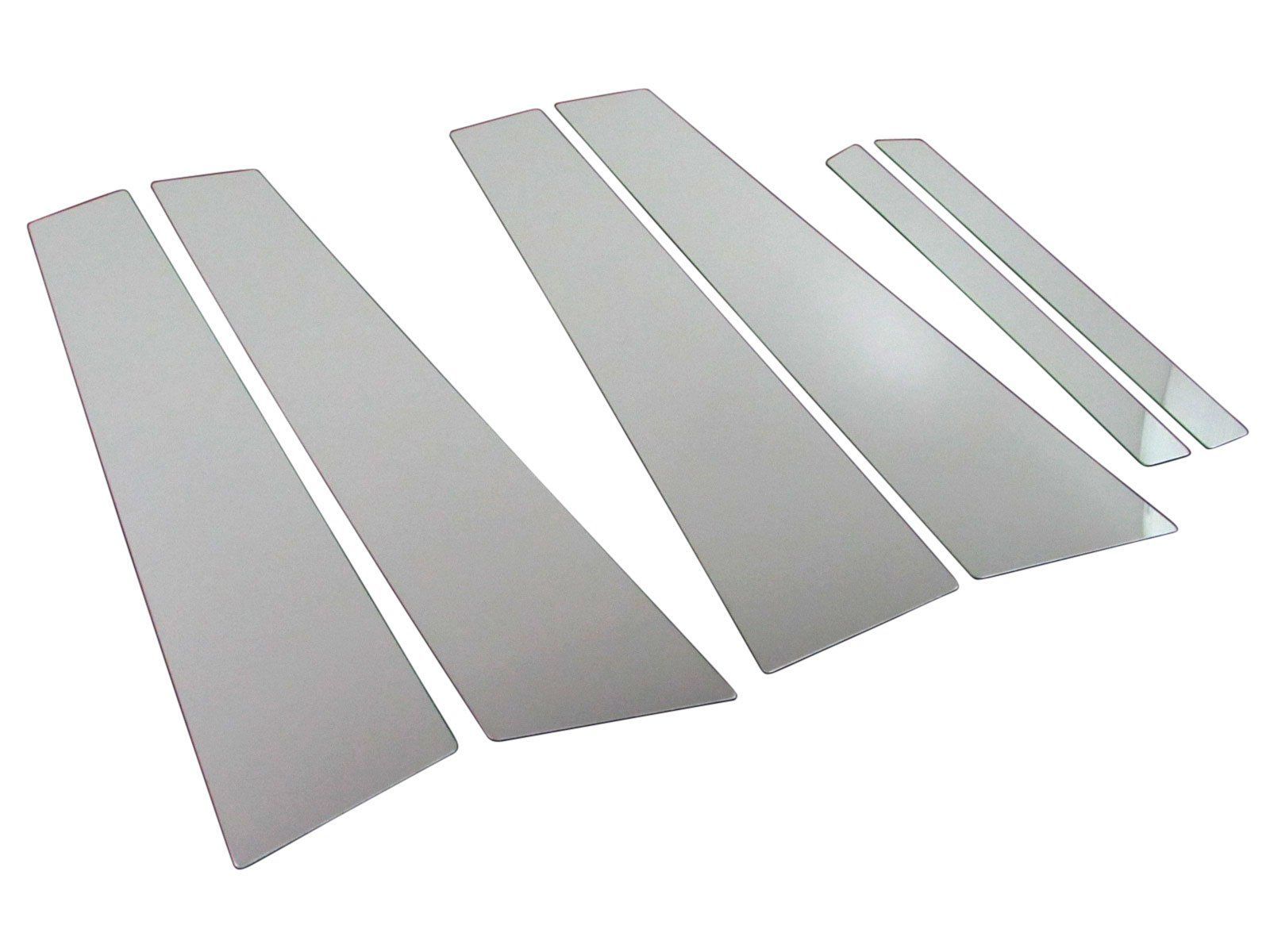 BRIGHTZ Sクラス W222 超鏡面ステンレスメッキピラーパネル バイザー無用 6PC 【 PIL-SIL-056 】 ロリンザー ブラバス ベンツ BENZ カールソン メルセデスベンツ Lorinser BRABUS Carlsson mercede