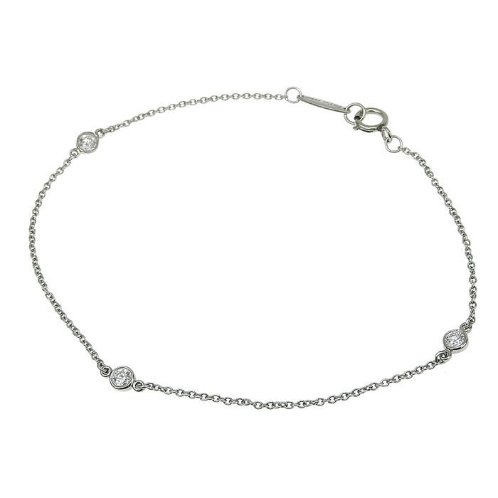 バイザヤード ブレスレット 3pダイヤ ティファニー ブレスレット