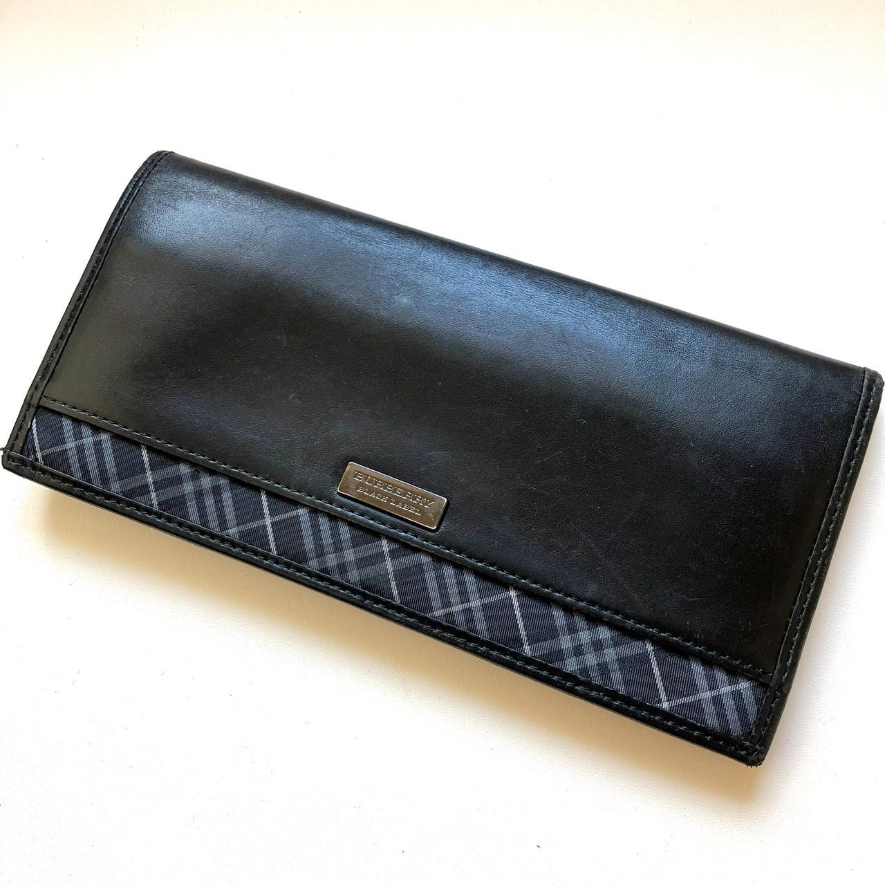 バーバリーブラックレーベル BURBERRY BLACK LABEL 長財布 - メルカリ