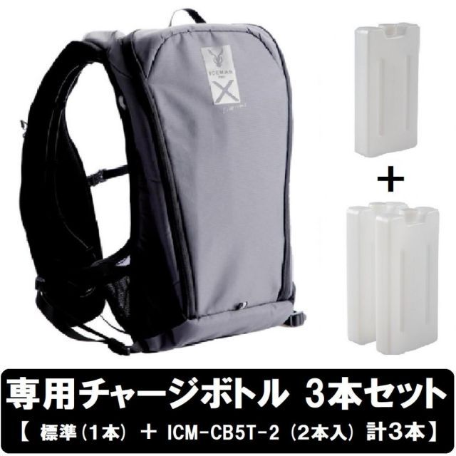 アイスマンベスト プロ X II 水冷服 ICMPX2-GYV-SET スチールグレー 2025 アイスマン PRO X