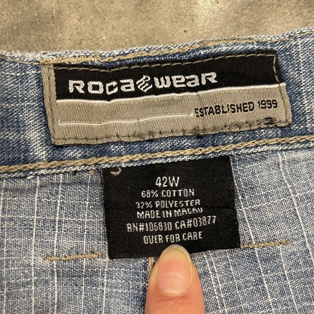 める① ROCA WEAR/ロカウェア】HIPHOP ハーフパンツ