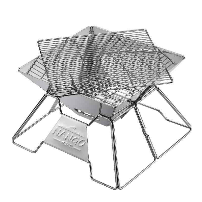 NANGOGEAR（南湖 キャンプ ギア） ステンレス製 焚き火台 M コンパクト