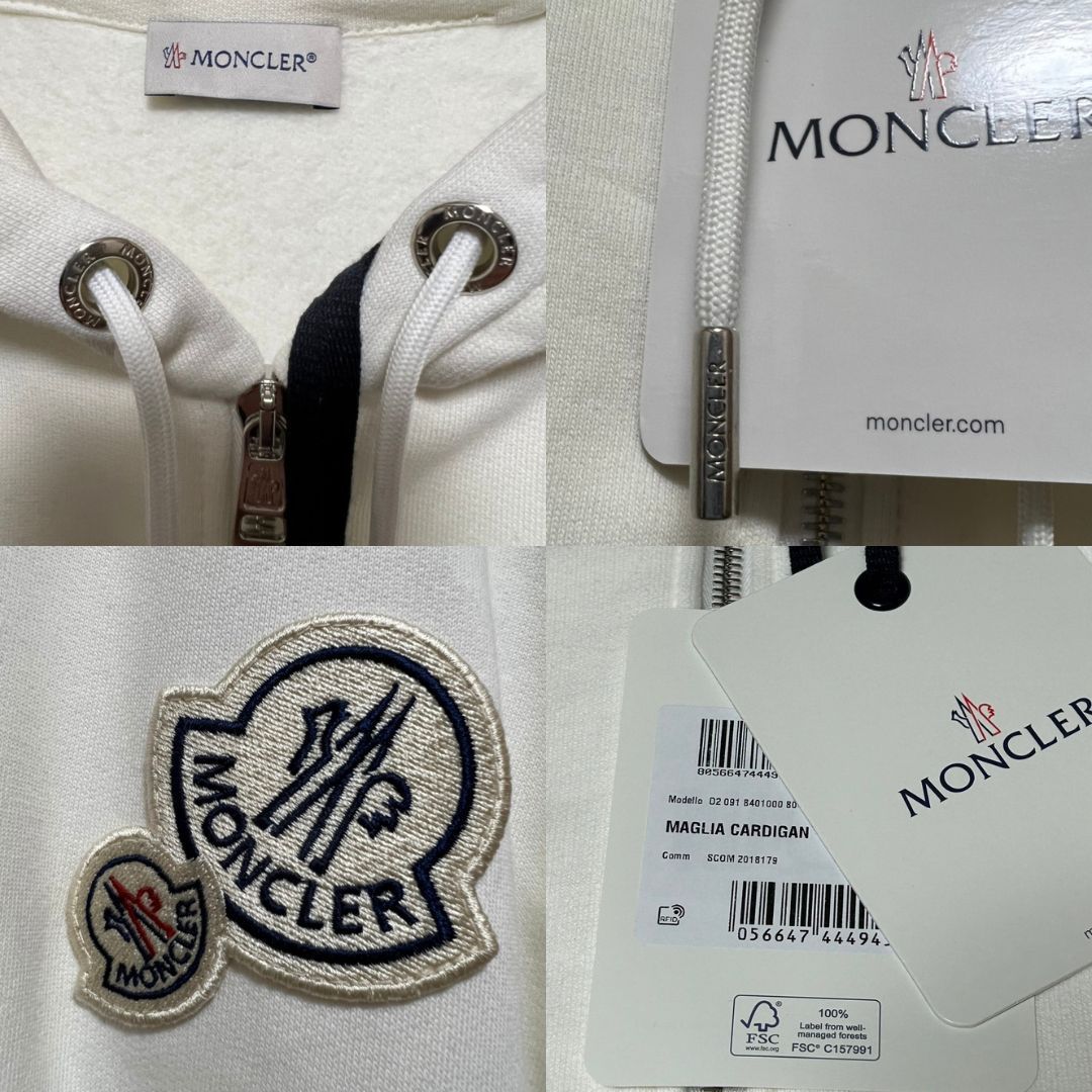 ☆新品未使用タグ付き・本物保証☆MONCLER ダブルロゴワッペン
