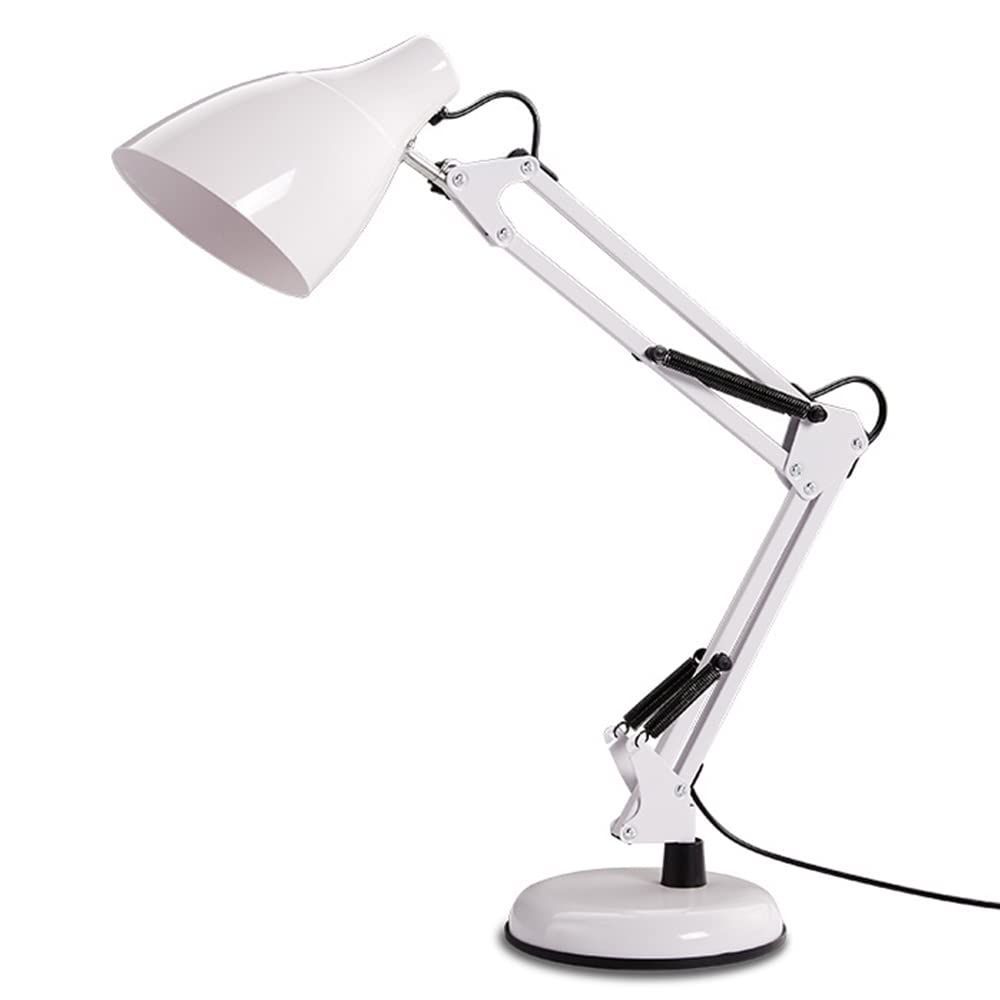 Makilight デスクライト 12W アームライト 目に優しい LEDスタンド E27金口 LEDライト 調色3段階 電気スタンド LED電球付属 卓上ライト コンセント式 角度調節可能 簡単操作 仕事 勉強 寝室 照明 読