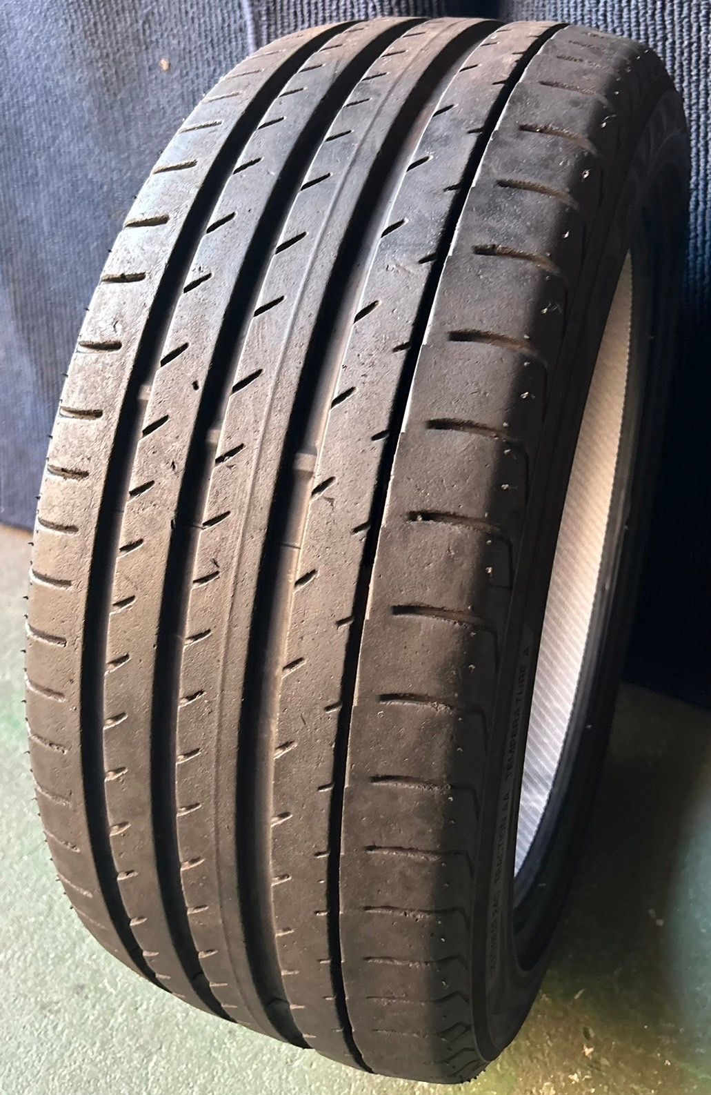 製造 溝7.5分山 YOKOHAMA ADVAN Sport V105 1本 225 45R17 側面傷あり ASP3276