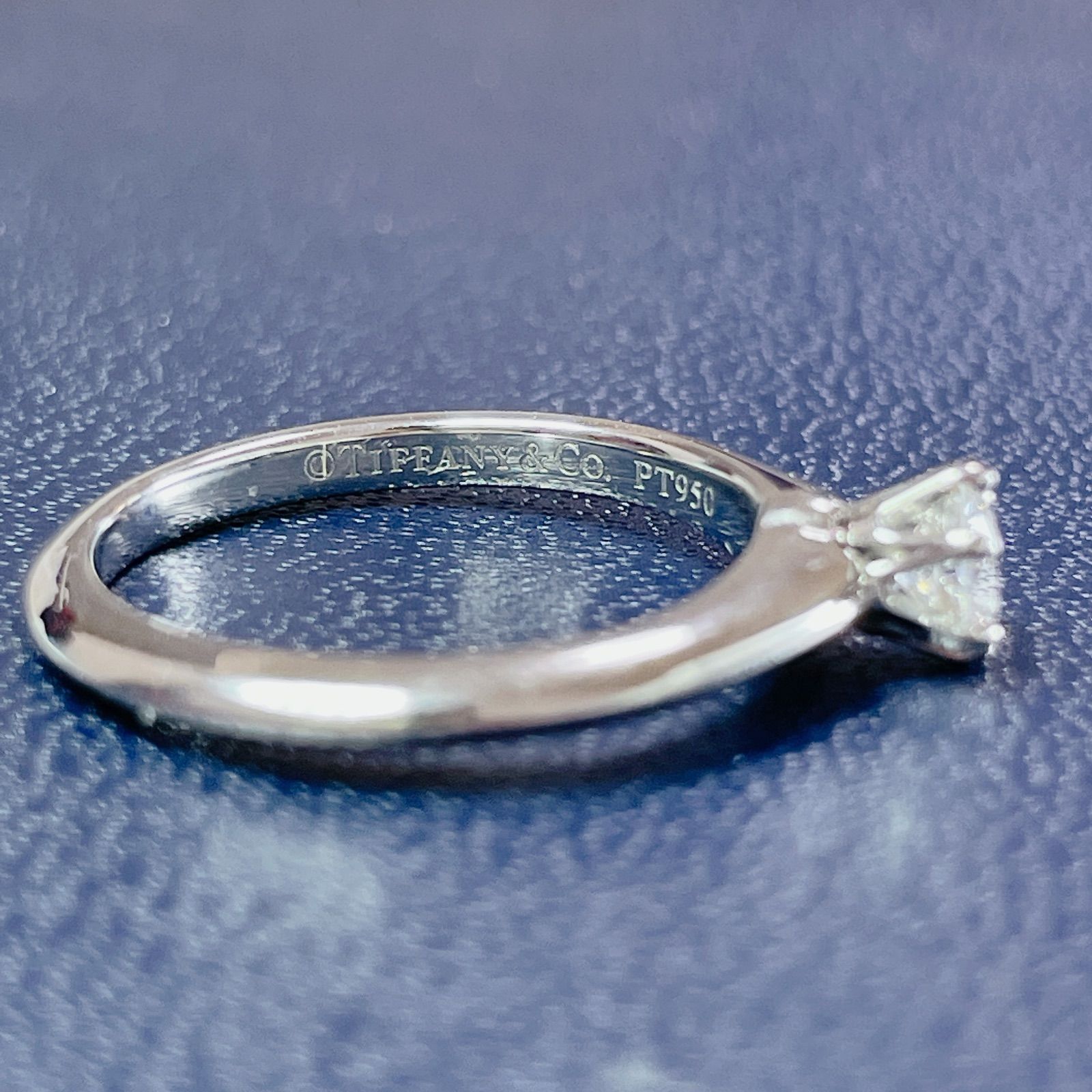 PT950 ティファニー TIFFANY&Co. ダイヤモンドリング - メルカリ