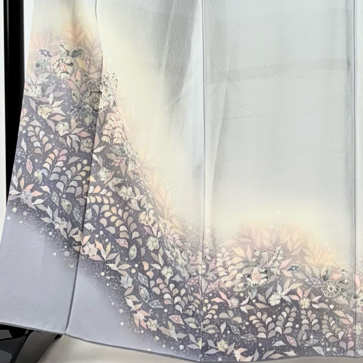 付下げ 身丈163cm 裄丈64cm M 袷 翠山工房 落款 辻が花 ぼかし