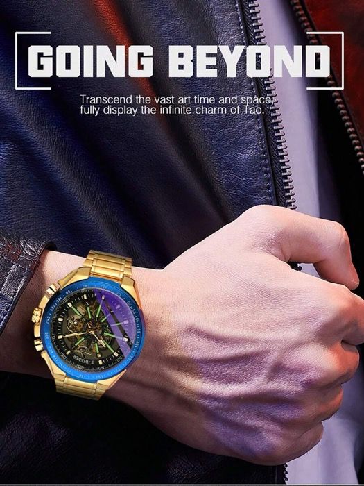 自動機械式腕時計 ステンレススチールバンド