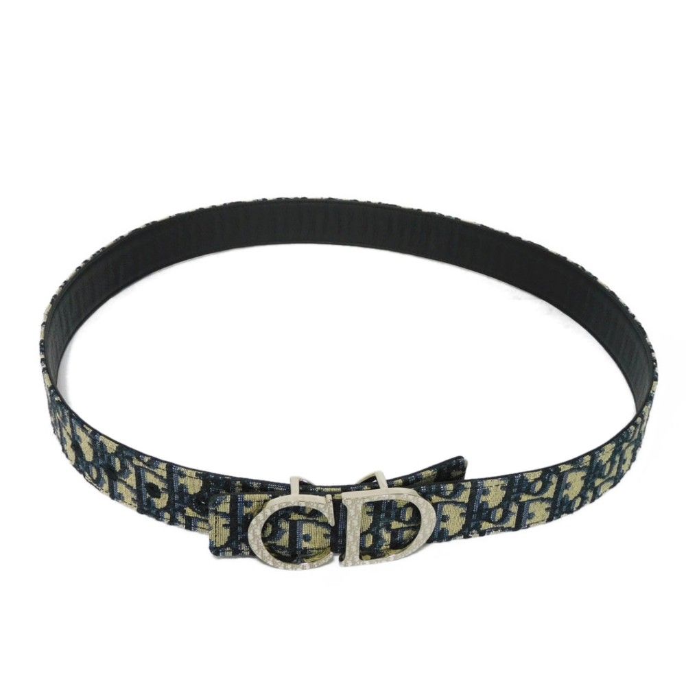 Christian Dior ディオール オブリーク ジャガード ベルト Christian Dior】クリスチャンディオール『ディオール オブリーク