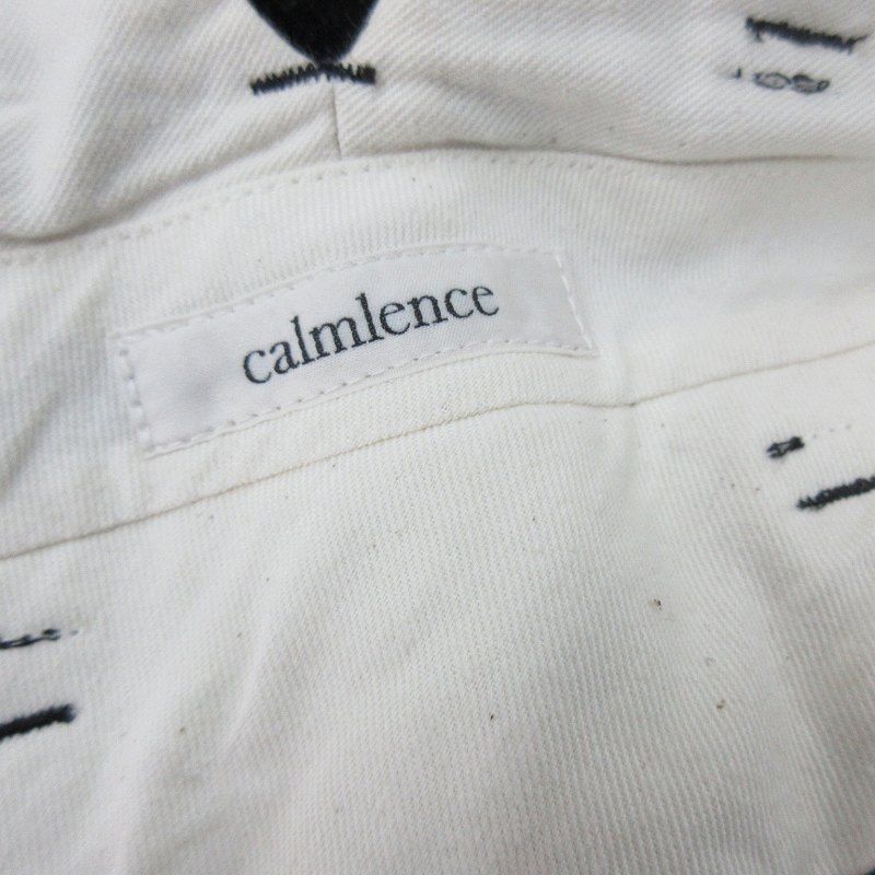 25SS カームレンス calmlence PANTS027 Triple Pleated Wide Kasuri
