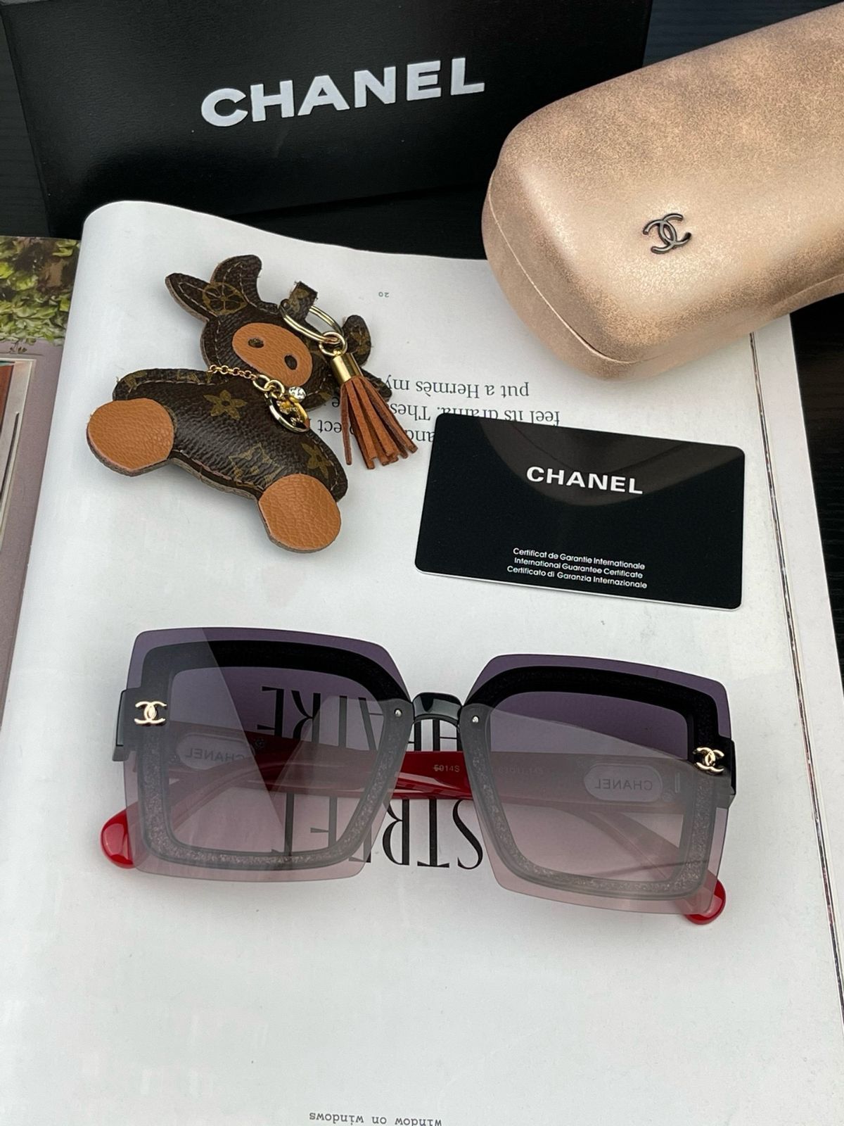 シャネル CHANEL スクエア型 トレンド マトラッセ サングラス 本体新品 TR 偏光シリーズ、Chanel】今日限定特価！シャネル 大フレーム