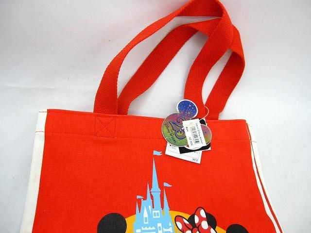 ディズニー 25周年 復刻トートバック タグ付 ミッキー ミニー ディズニー 東京ディズニーランド25周年復刻トートバッグ