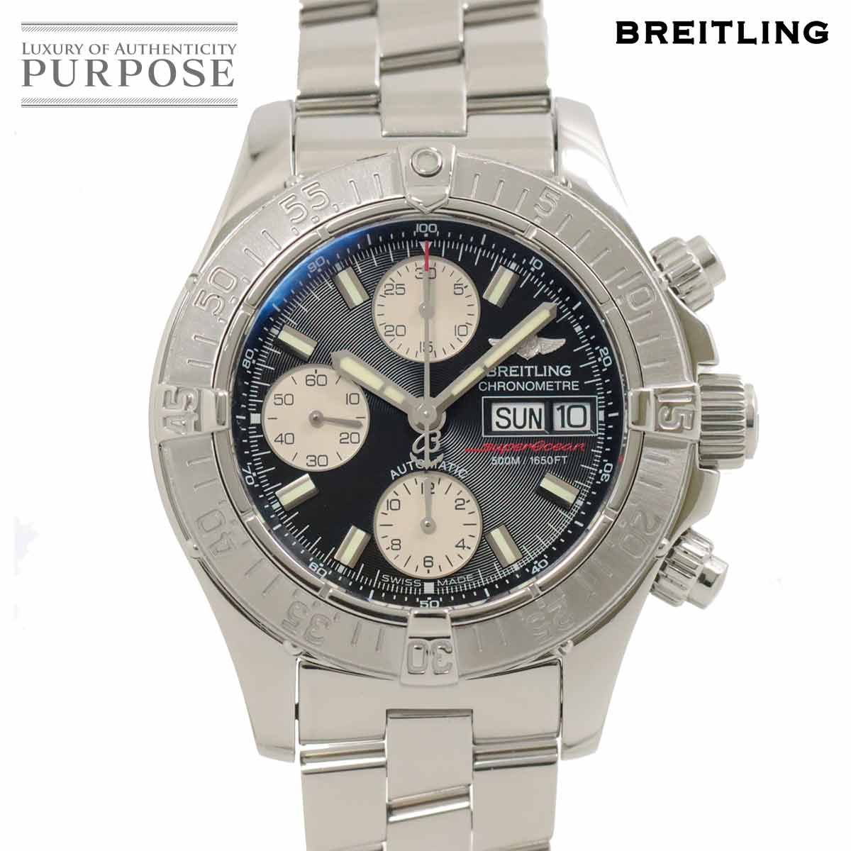 ブライトリング BREITLING スーパーオーシャン クロノグラフ A13340 メンズ 腕時計 デイデイト 自動巻き Super Ocean  90257893 - メルカリ