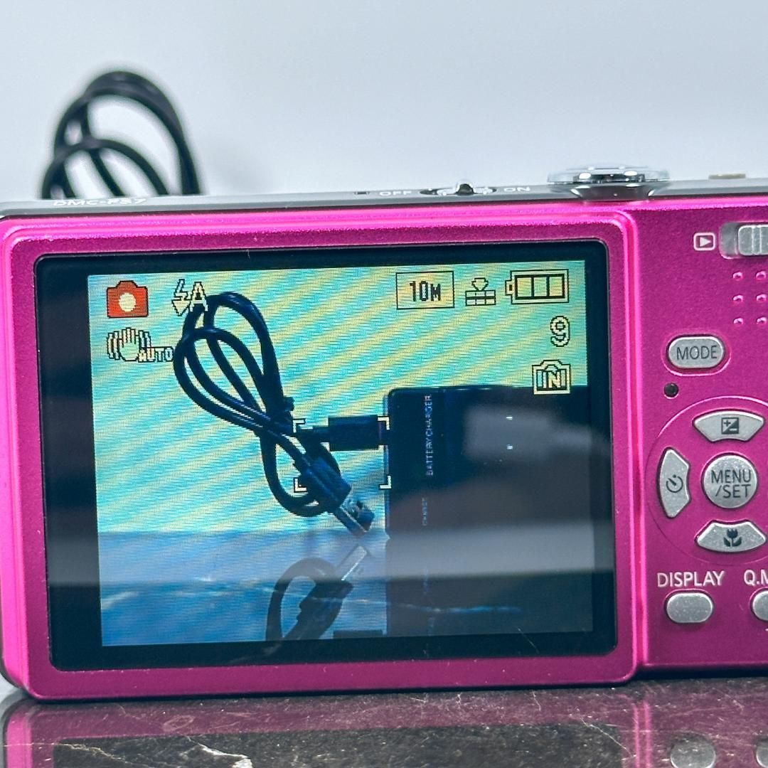 美品】Panasonic LUMIX DMC-FS7 ピンク - メルカリ