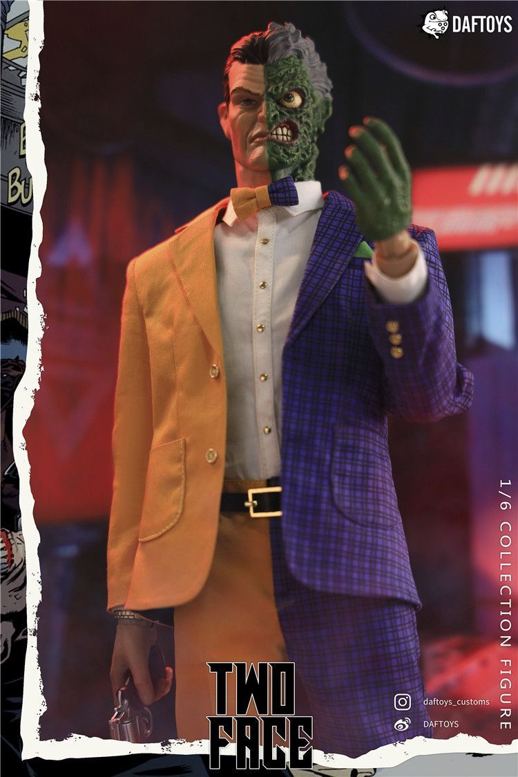 DAFTOYS 1/6 トゥーフェイス バットマン 漫画 風 F06 BATMAN TWO FACE - メルカリ