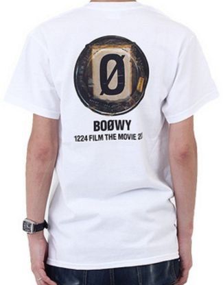 ユイミュージック BOØWY ボウイ 30th ANNIVERSARY Tシャツ フィルム缶1224 - BOOWY 1224 FILM THE MOVIE 2013 ホワイト Bパターン M