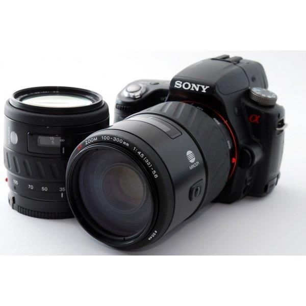 ソニー SONY α55 SLT-A55 標準&望遠ダブルズームセット 美品 SD