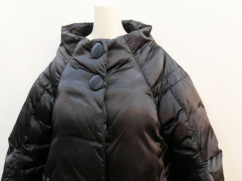 C30☆パリ購入品 MONCLER/モンクレール NICEノーカラーダウン 