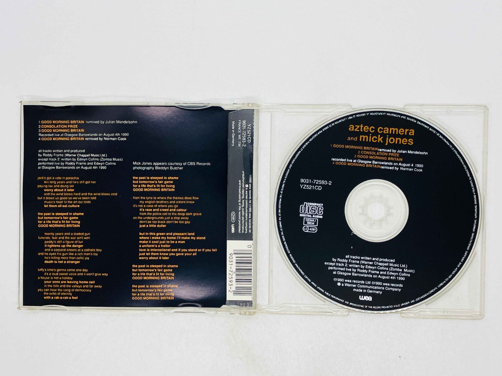 CD Aztec Camera & Mick Jones / Good Morning Britain / アズテック