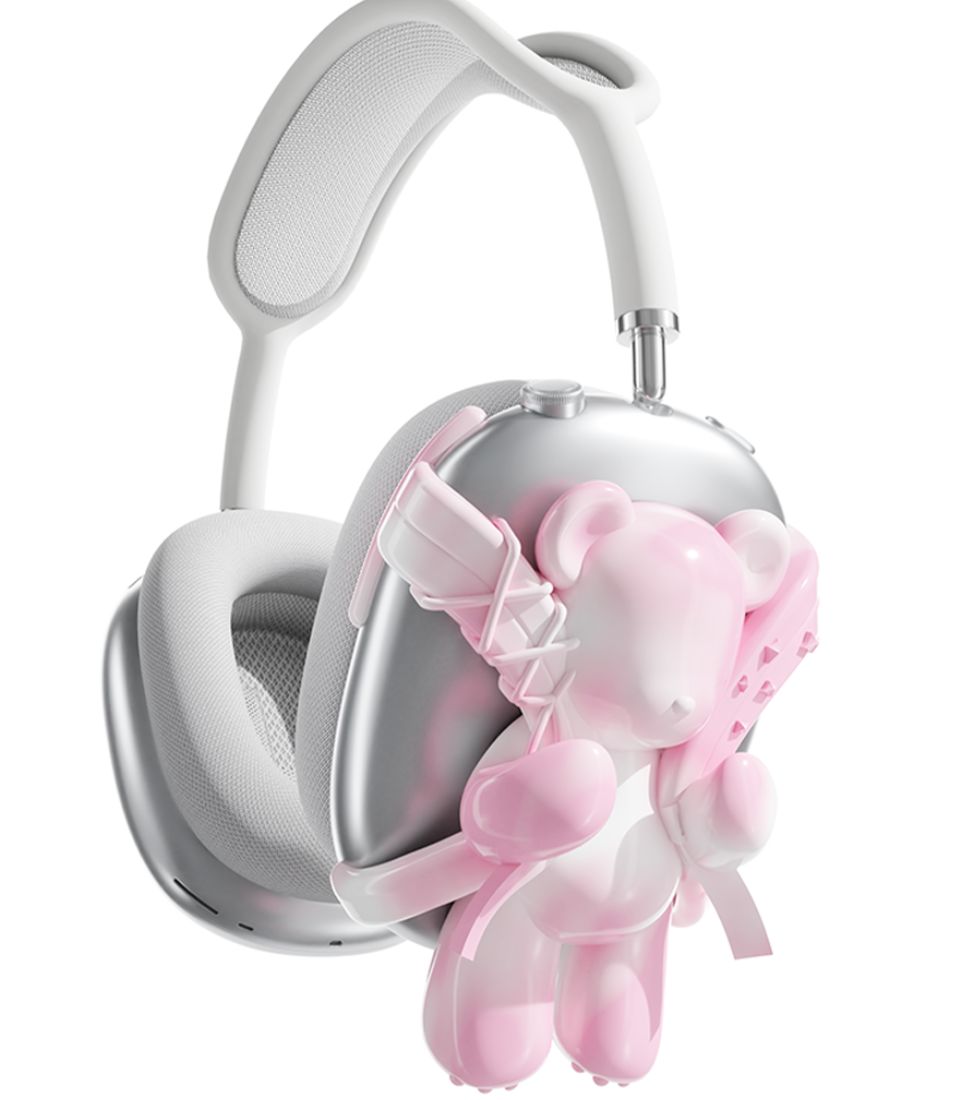 AND A ASH レジンクマ ピンク AirPods max アクセサリー シルバー 韓国アイドル