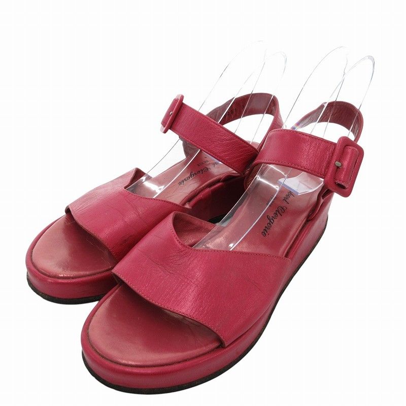 美品 クレジュリー Clergerie サンダル ストラップ 厚底 ドゥロワーLOOK多用 CLERGERIE クレジュリー 22AW